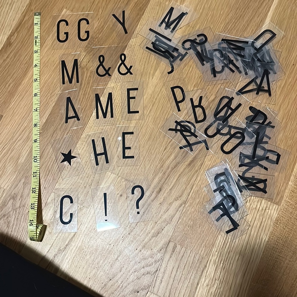 Marquee Letters